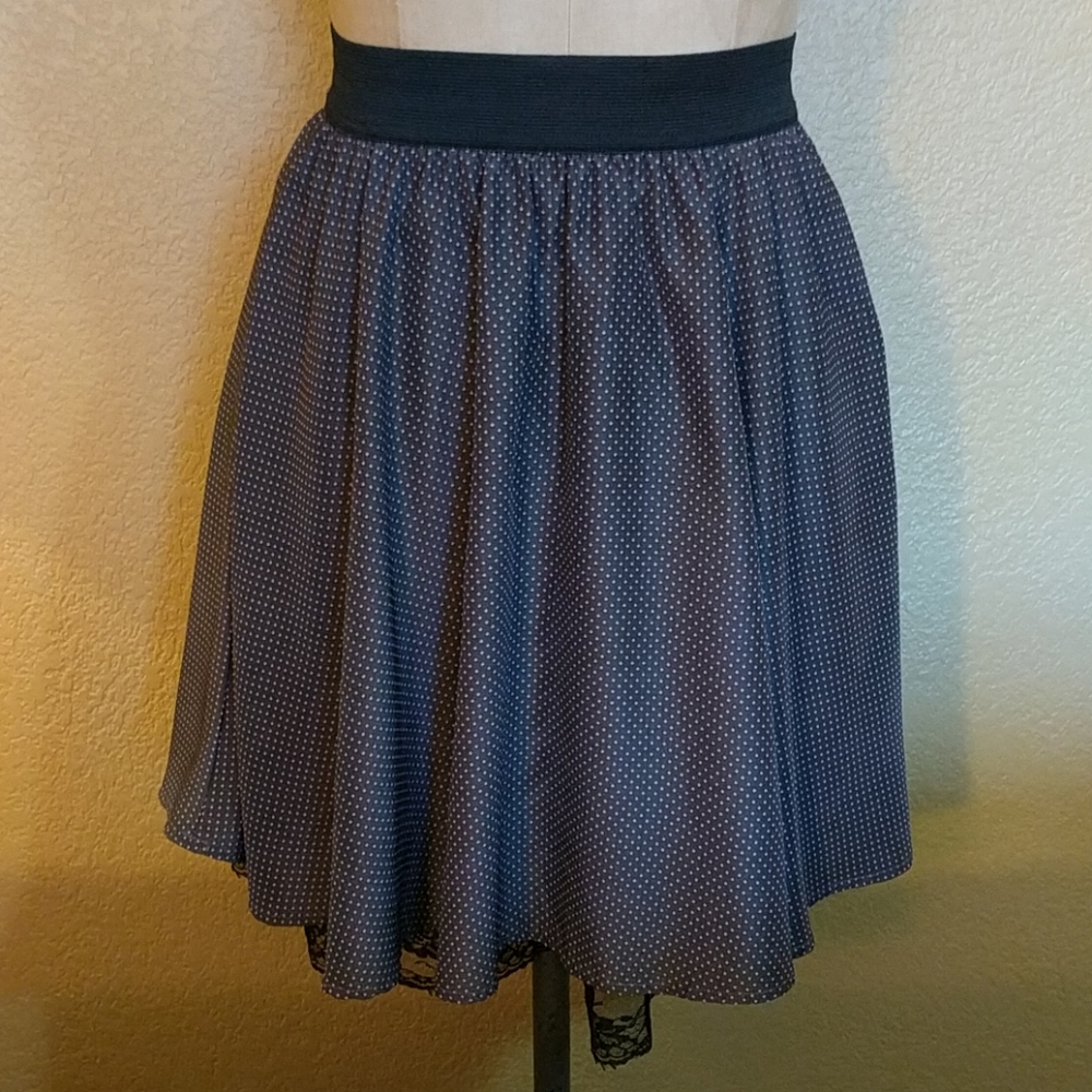 Flowy Highwaisted Polka Dot  Skirt
